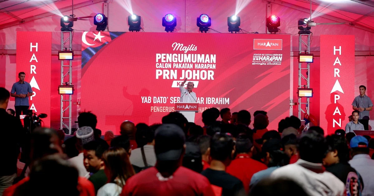 Johor Election Must Stay Clear of Royal Institutions, Anwar Insists