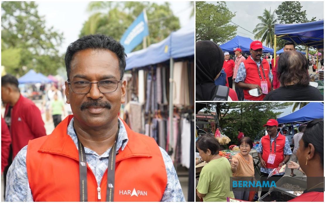 Subramani Bets on Change Message to Upset Bukit Kepong Seat in Johor Election