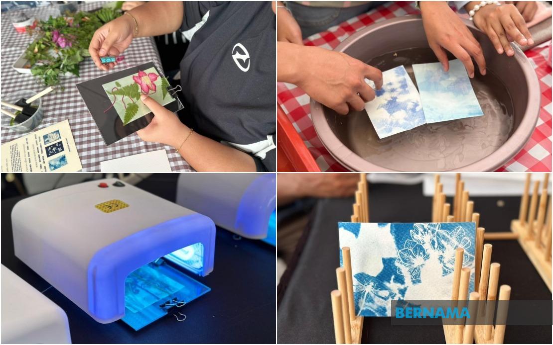 Cyanotype Artist Puteri Mas Aishah Explores Nature's Role in Sunlight Photography