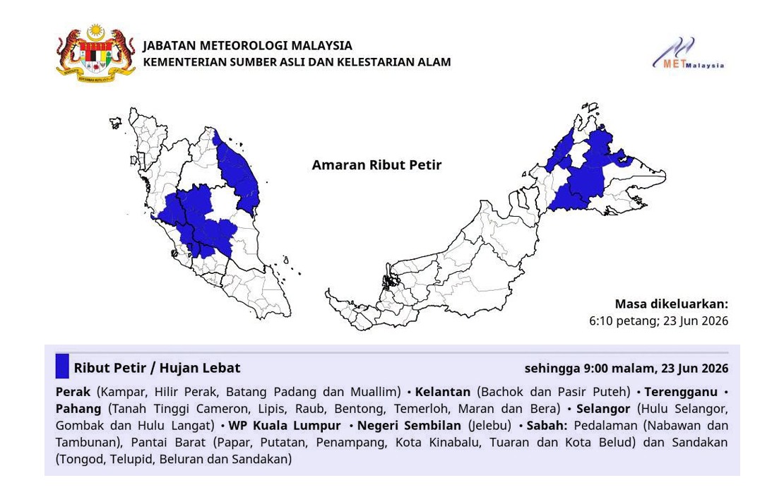 Typhoon Mekkhala Poses No Threat to Malaysia, MetMalaysia Confirms