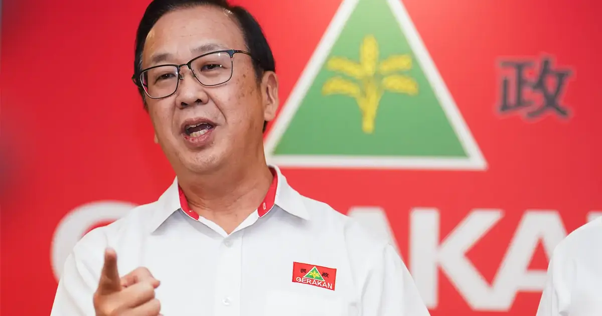 Gerakan calls for PN cohesion before Johor and Negeri Sembilan elections