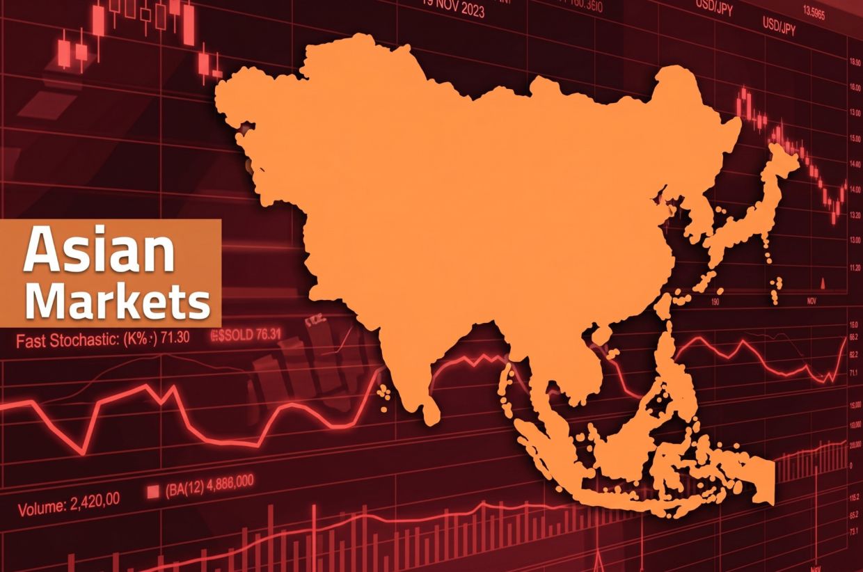 Asian markets retreat as Middle East tensions reignite rate hike concerns