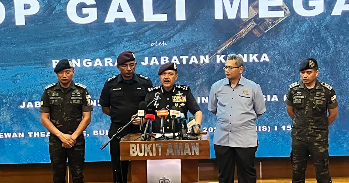 Authorities bust illegal mining network, arrest 99 and seize RM119 million in assets