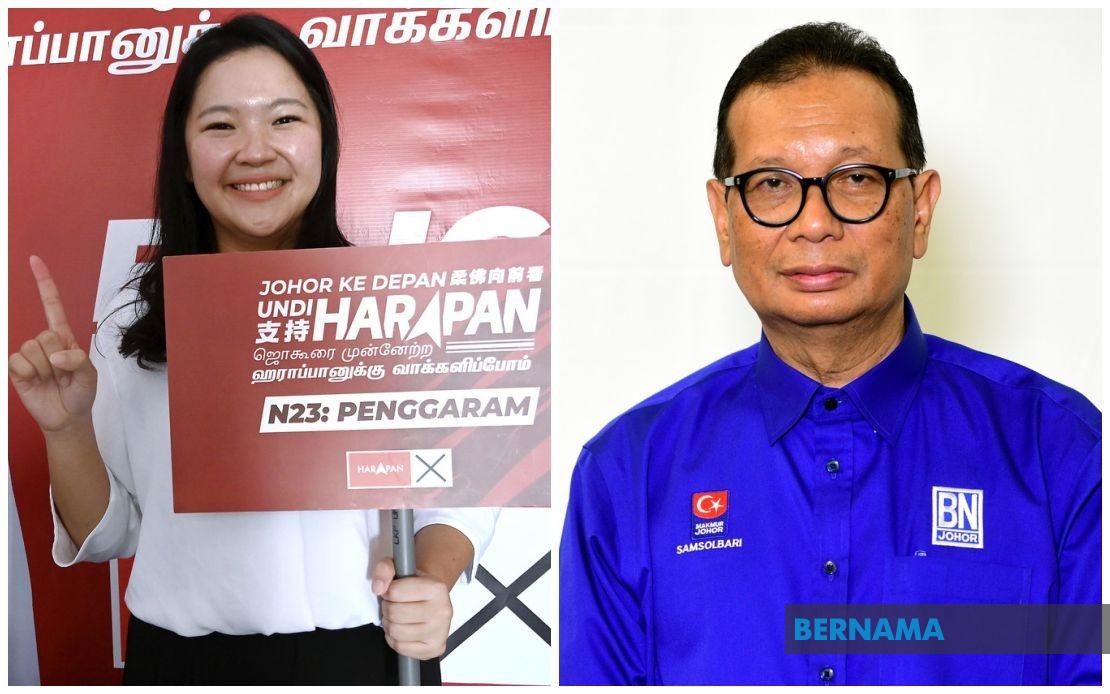 Johor Election: 28-Year-Old Felicia Poh Becomes Youngest Victor, Veteran Samsolbari at 65 Oldest Winner