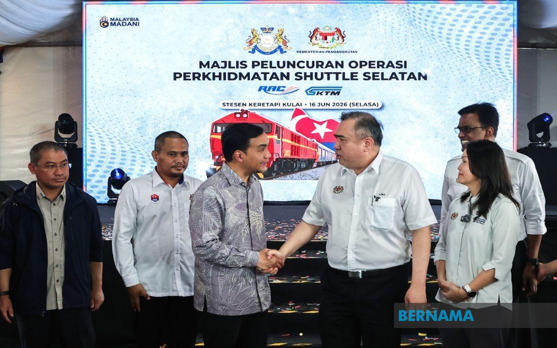 Shuttle Selatan Rail Service Opens in Johor, Targeting Two Million Commuters
