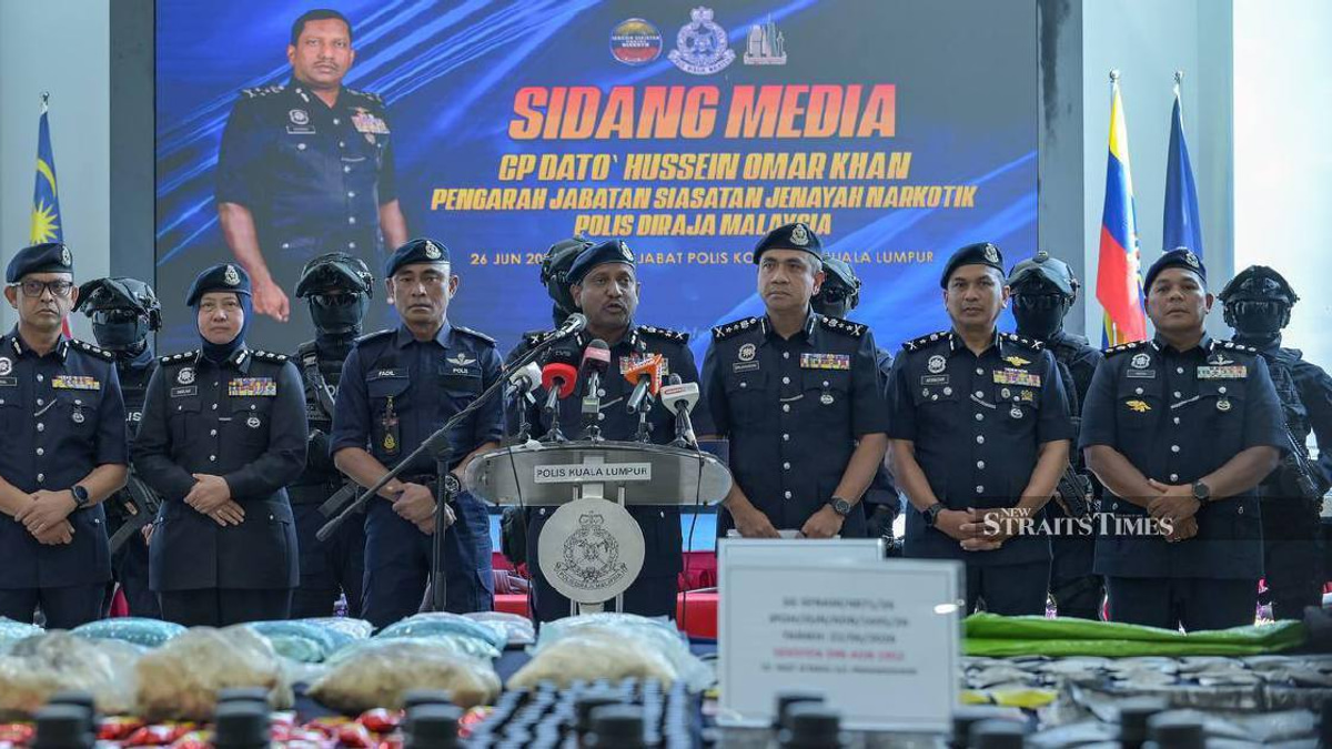Police Bust Major Drug Trafficking Network: RM135.63 Million Haul Seized in Cheras Raids