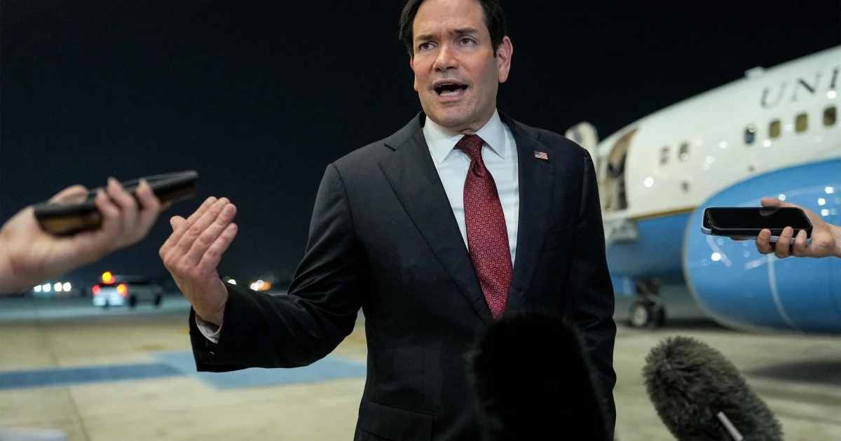Rubio rejects Iranian toll demands as Middle East peace talks face mounting obstacles