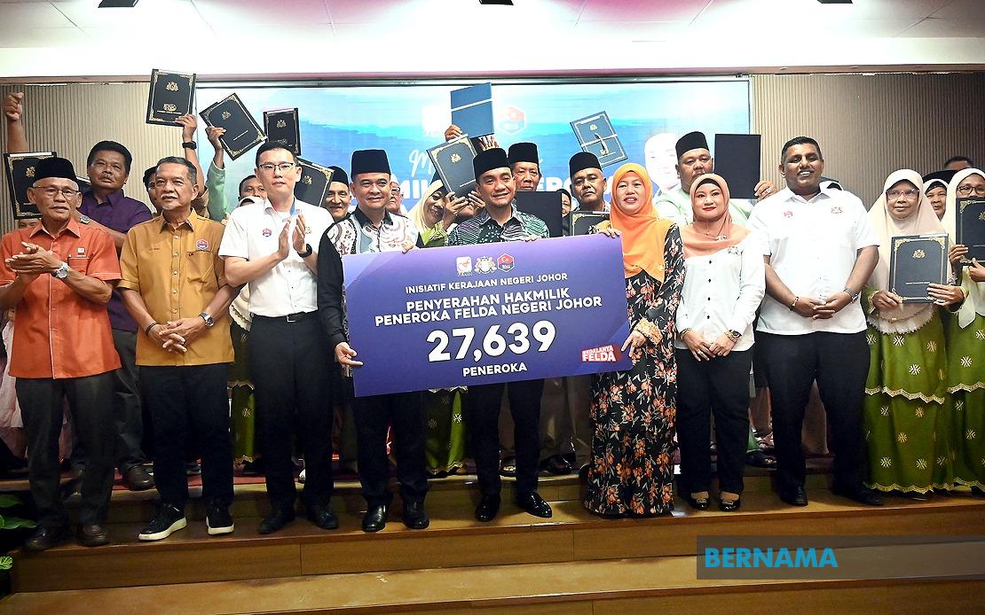 Johor Resolves 99.99% of FELDA Land Title Applications in Major Administrative Breakthrough