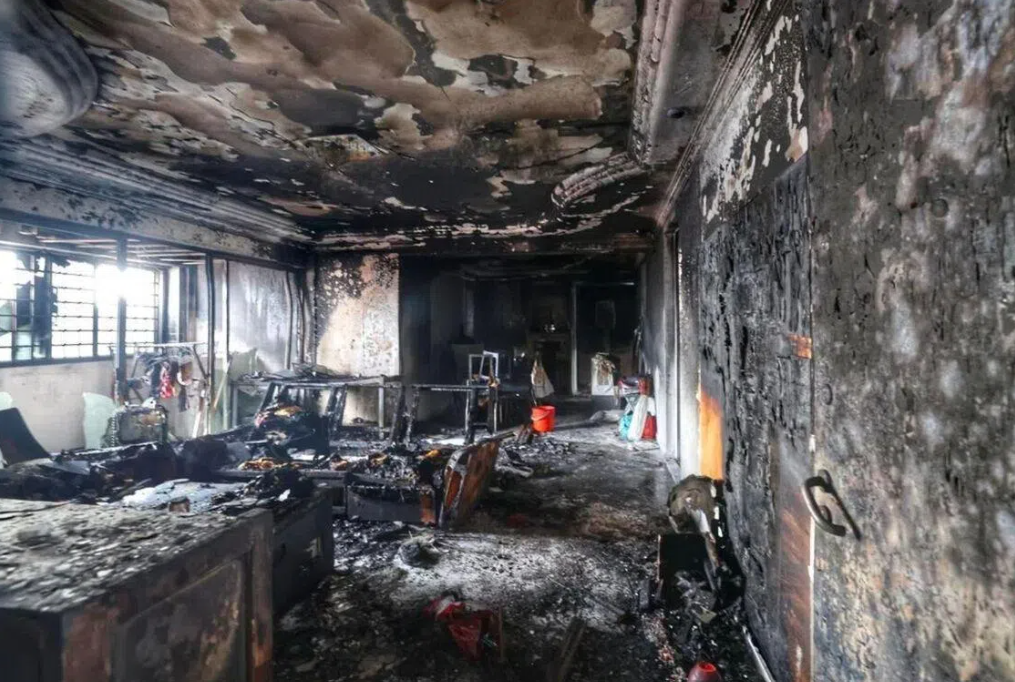 Two rescued from burning HDB flat in Singapore's Jurong West; electrical fault suspected