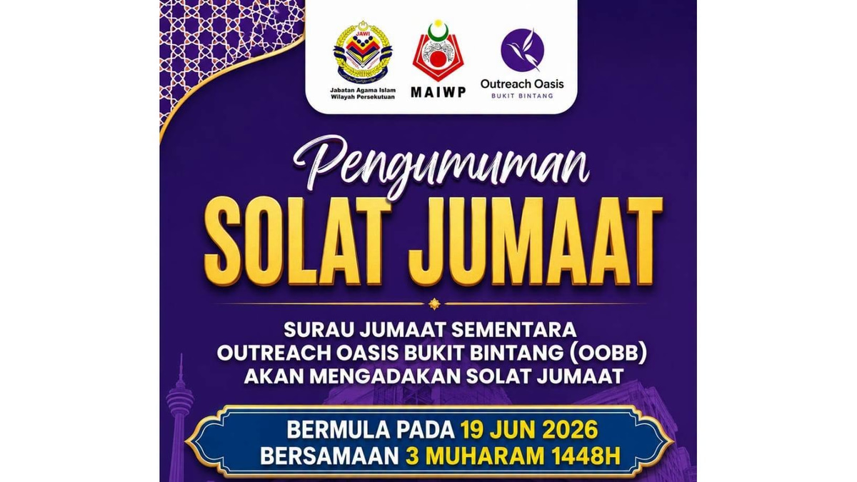 Bukit Bintang Gets Temporary Friday Prayer Facility Ahead of Permanent Surau Construction