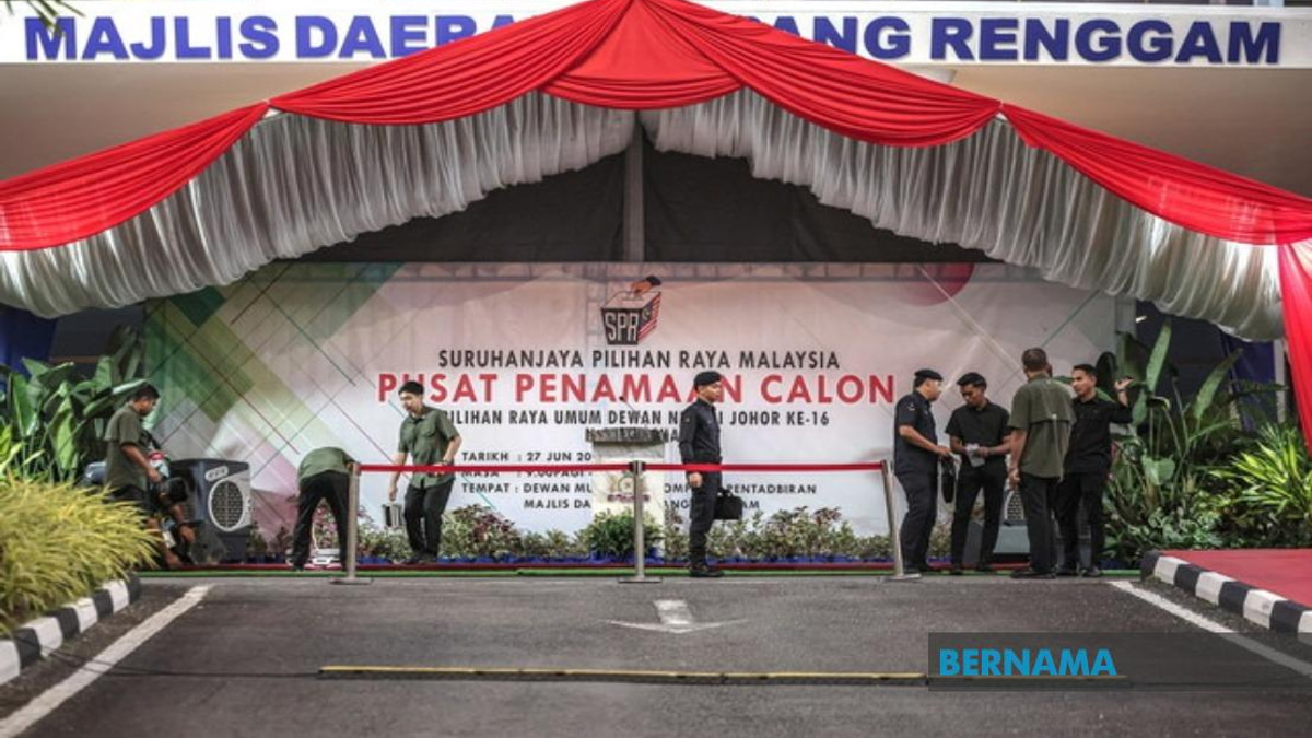 Johor state election nomination day kicks off with 56 centres operating nationwide