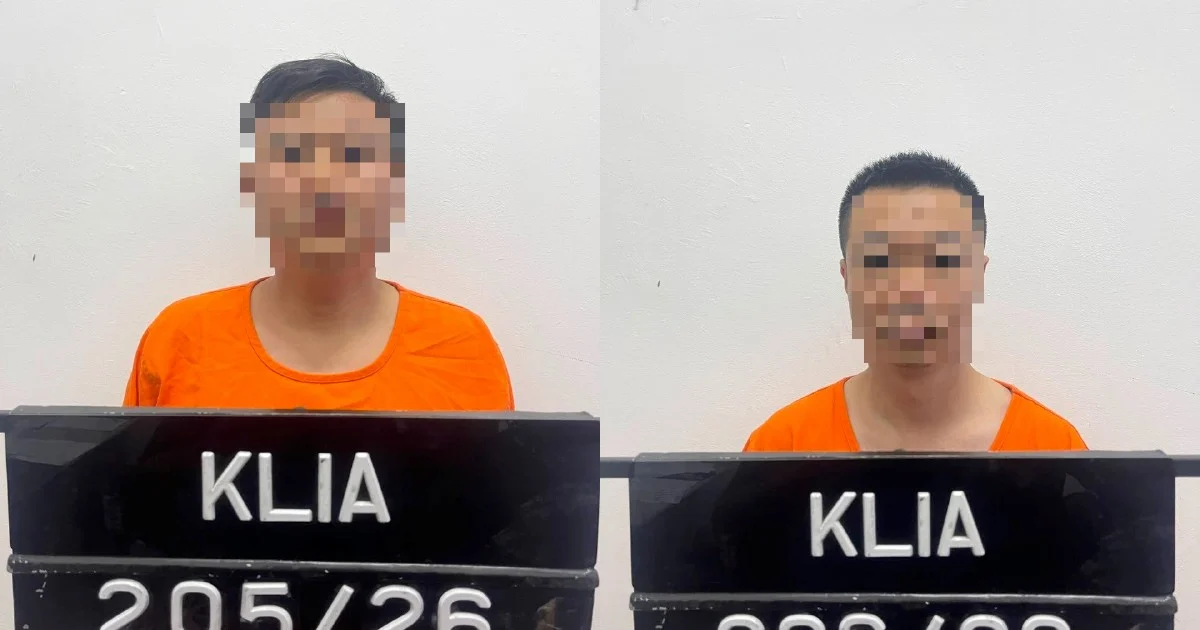 Two Chinese nationals remanded in connection with alleged mid-air theft attempt on KLIA-bound flight