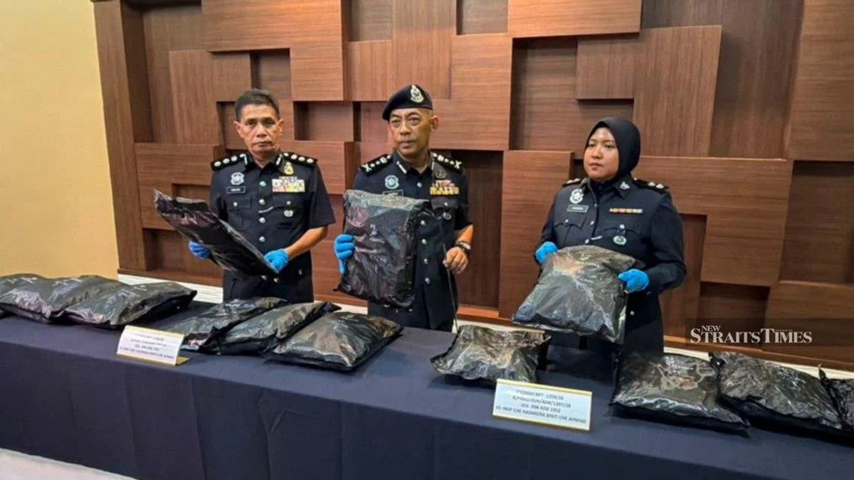 Student arrested with RM1.17mil cannabis haul at Bukit Kayu Hitam border