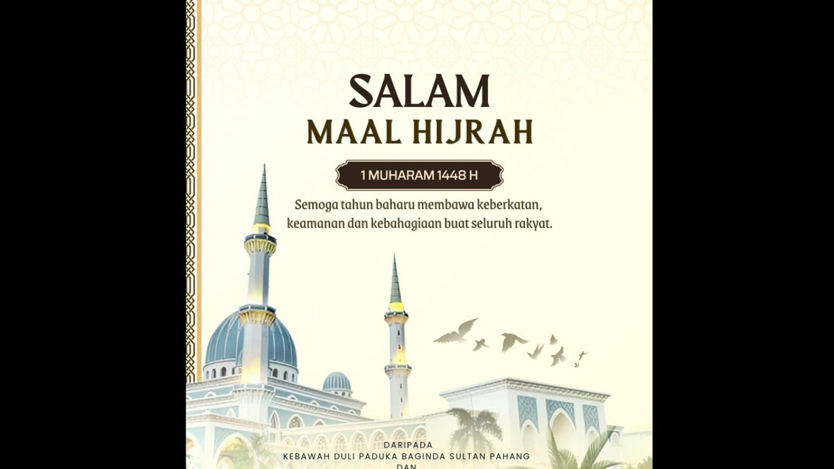 Pahang's Sultan and Tengku Ampuan Offer Maal Hijrah 1448H Blessings to Rakyat