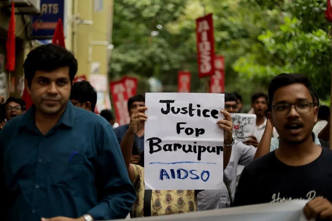 India arrests dozens over violent protests following child's rape and murder in West Bengal