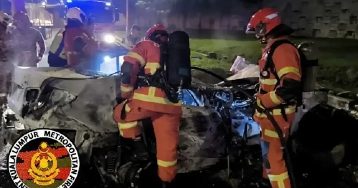 Two Dead, One Injured After Vehicle Erupts in Flames on DUKE Highway