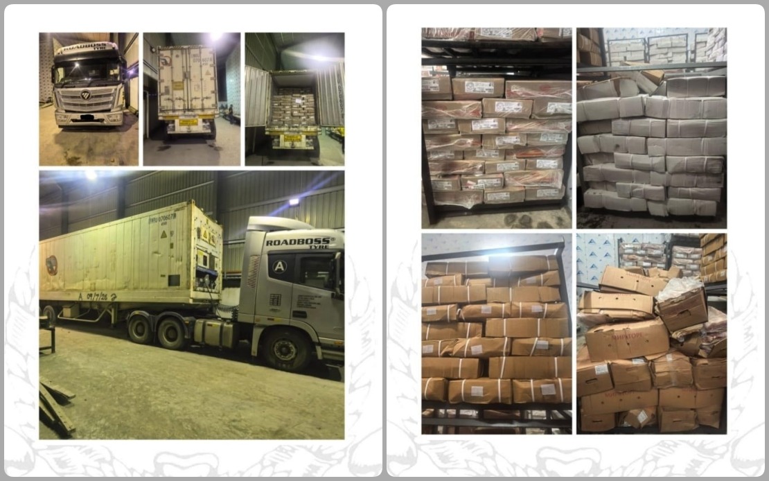 RM6.19 Million in Illegal Frozen Pork Products Seized in Miri Operation