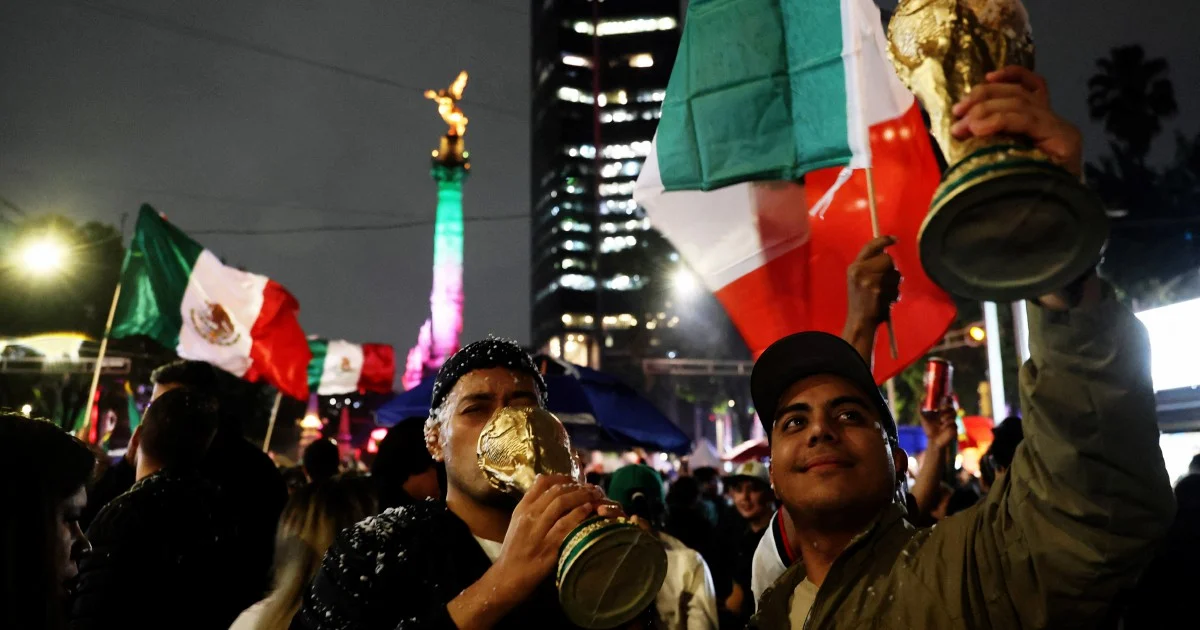 Car ploughs through Mexico football fans in Cabo San Lucas, injuring 17