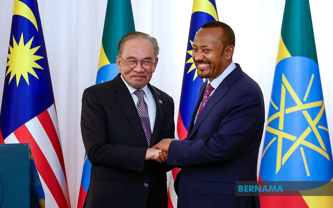 Anwar Extends Congratulations to Ethiopian PM Abiy Ahmed on Election Victory