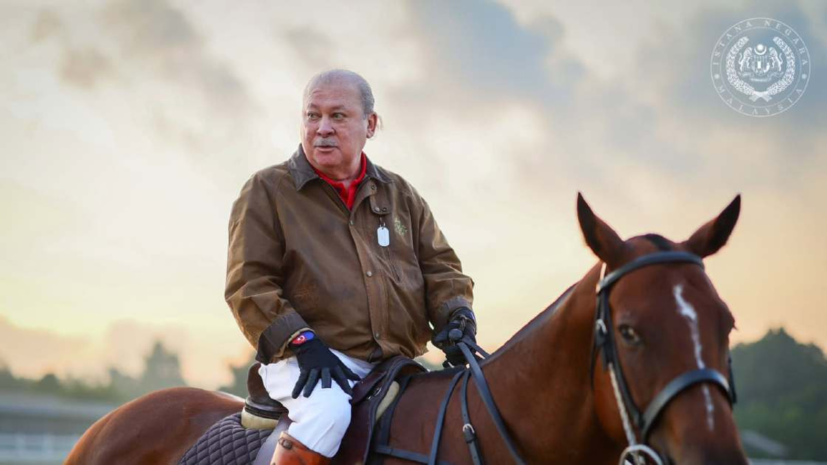 Sultan Ibrahim Maintains Active Lifestyle with Regular Equestrian Outings at Royal Johor Polo Club