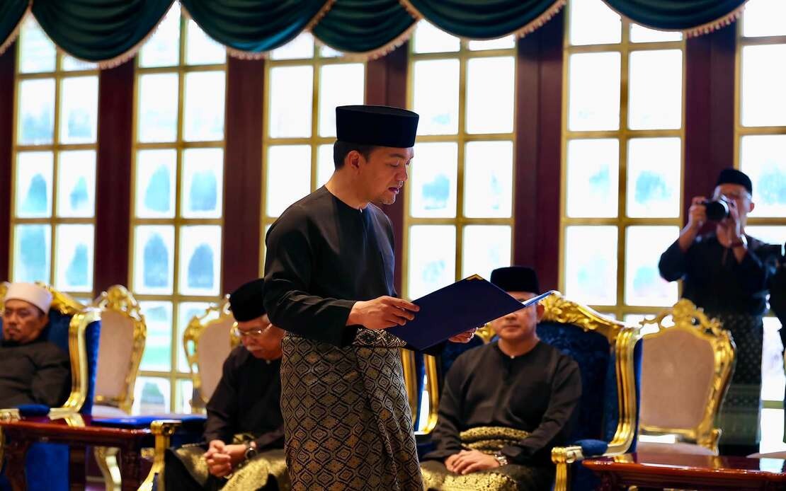 Ahmad Zahid Hails Onn Hafiz's Elevation to Johor Menteri Besar